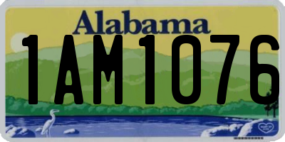 AL license plate 1AM1076