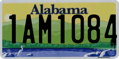 AL license plate 1AM1084