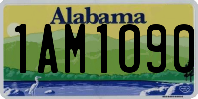 AL license plate 1AM1090
