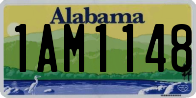 AL license plate 1AM1148