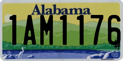 AL license plate 1AM1176