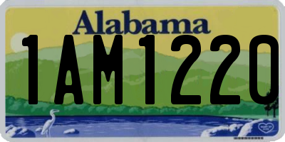 AL license plate 1AM1220
