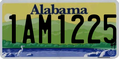 AL license plate 1AM1225
