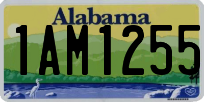 AL license plate 1AM1255