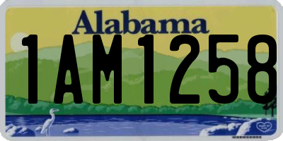 AL license plate 1AM1258