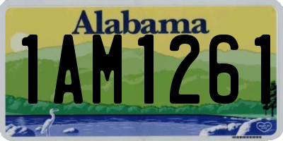 AL license plate 1AM1261