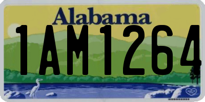 AL license plate 1AM1264