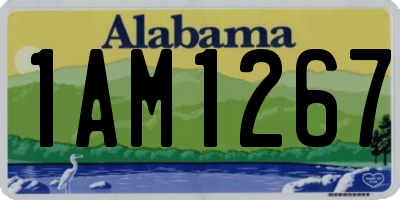 AL license plate 1AM1267