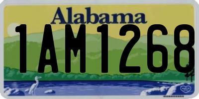 AL license plate 1AM1268