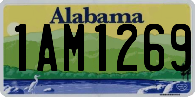 AL license plate 1AM1269