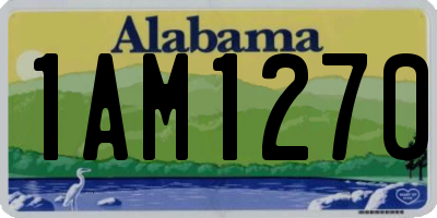 AL license plate 1AM1270