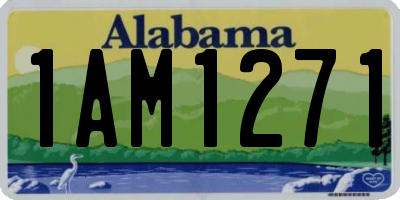 AL license plate 1AM1271