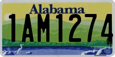 AL license plate 1AM1274