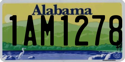 AL license plate 1AM1278