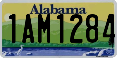 AL license plate 1AM1284