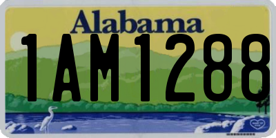 AL license plate 1AM1288
