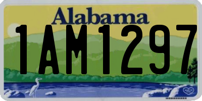 AL license plate 1AM1297