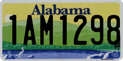 AL license plate 1AM1298