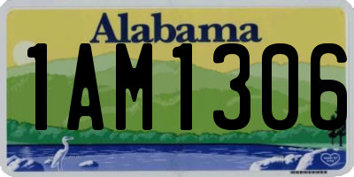AL license plate 1AM1306