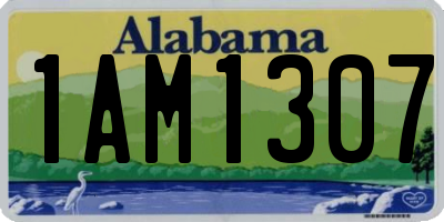 AL license plate 1AM1307