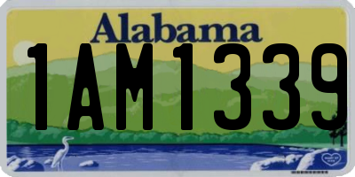 AL license plate 1AM1339
