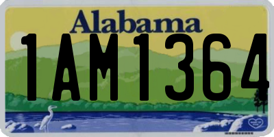 AL license plate 1AM1364