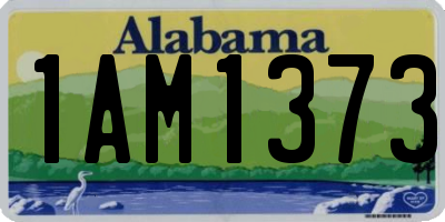 AL license plate 1AM1373