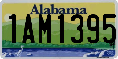 AL license plate 1AM1395