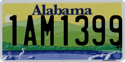 AL license plate 1AM1399
