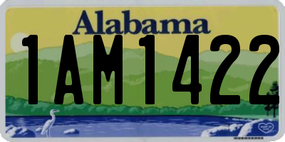 AL license plate 1AM1422