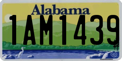 AL license plate 1AM1439