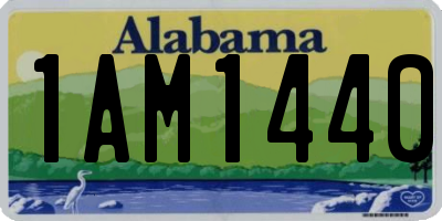 AL license plate 1AM1440