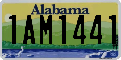 AL license plate 1AM1441