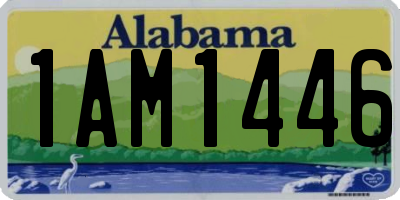 AL license plate 1AM1446