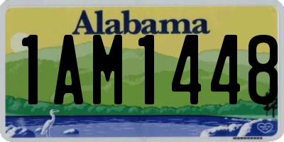 AL license plate 1AM1448
