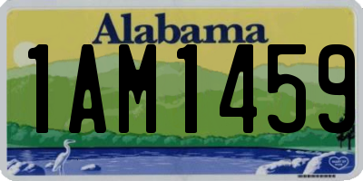 AL license plate 1AM1459