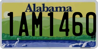 AL license plate 1AM1460