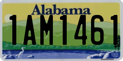 AL license plate 1AM1461