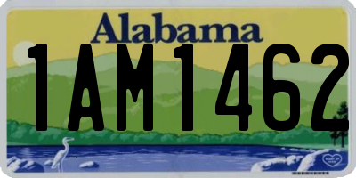 AL license plate 1AM1462