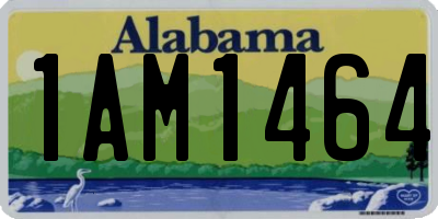 AL license plate 1AM1464