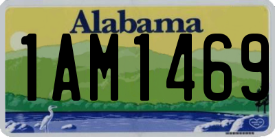 AL license plate 1AM1469