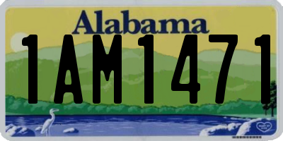 AL license plate 1AM1471
