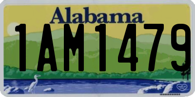 AL license plate 1AM1479