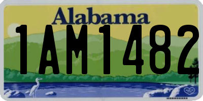 AL license plate 1AM1482