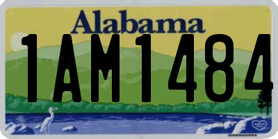 AL license plate 1AM1484