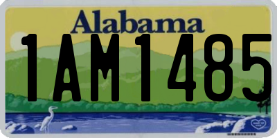 AL license plate 1AM1485