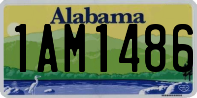 AL license plate 1AM1486