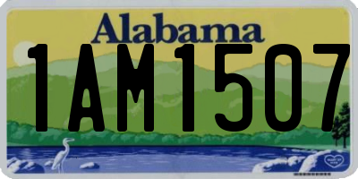 AL license plate 1AM1507