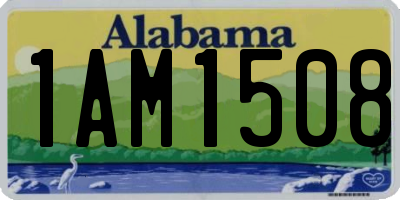 AL license plate 1AM1508