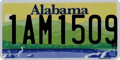 AL license plate 1AM1509